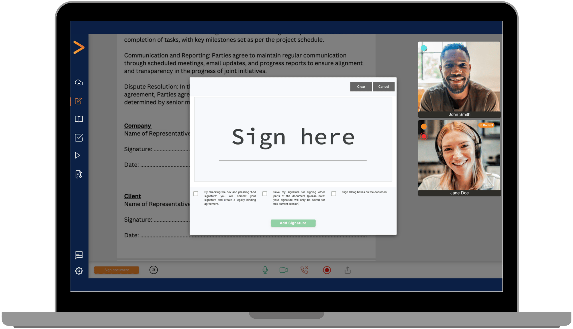 Screen mockup Screen mockup